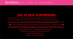 Desktop Screenshot of carnival-lenceria.com.mx